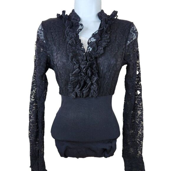 Fajate Lace Shapewear Bodysuit Tummy Control Body Suit Womens Size M - Picture 1 of 7